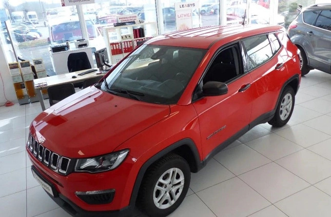 Jeep Compass cena 69999 przebieg: 42970, rok produkcji 2017 z Izbica Kujawska małe 191